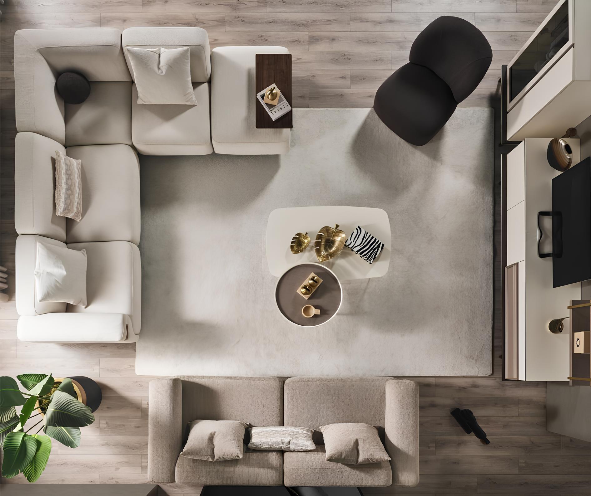 Beiges Ecksofa Luxus L-Form Couch Designer Sessel Polstermöbel