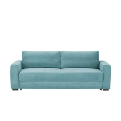Querschläfer mit Schlaffunktion Lindsey , blau , Maße (cm): B: 244 H: 92 T: 114.0