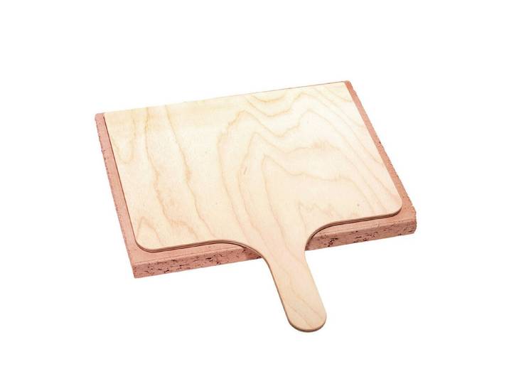 Beefer Pizzastein Beefer Pizzastein mit Schieber für Beefer XL und Beefer XL Chef, Holz