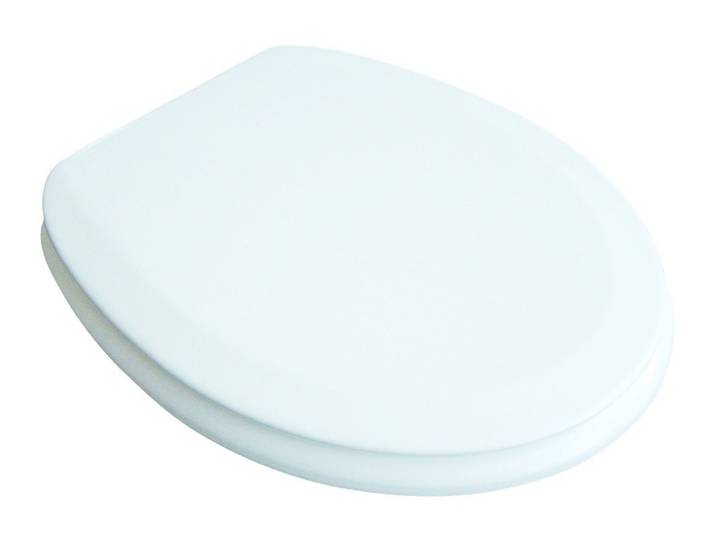 WC-Sitz ADOB Premium , weiss (weiß), Duroplast, WC-Sitze, WC-Sitz, mit gepolsterter Sitzfläche