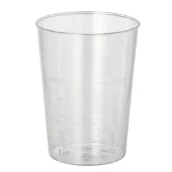 Schägner 45 Trinkbecher PS 0,07 l Ø 5 cm · 6,5 cm glasklar (97074, 45 Stück)