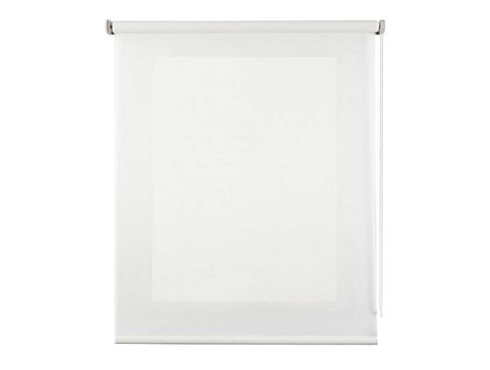 Storesdeco Rollo Deco Weiß, 80 cm x 250 cm, Kunststoff, Uni, Rechteckig, 80x250 cm, Heimtextilien, Vorhänge, Rollos