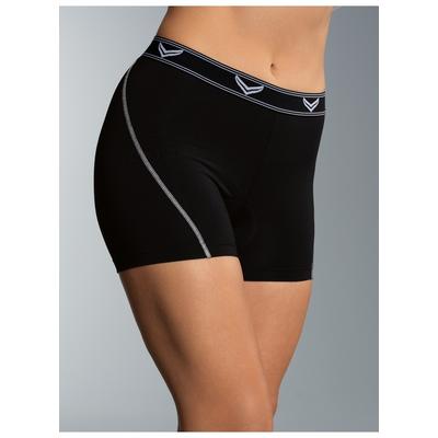 Funktionsunterhose TRIGEMA "TRIGEMA Radunterhose", Damen, Gr. XL, 1 Stk., schwarz, 85% Polyester, 15% Elasthan, Unterhosen Funktionsunterhose