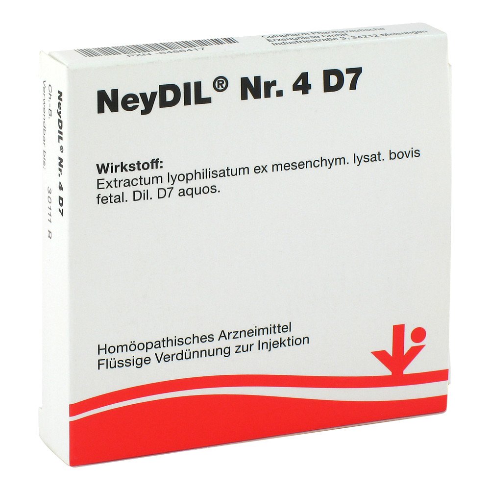 vitOrgan Arzneimittel GmbH Neydil Nummer 4 D7 Ampullen 06486417