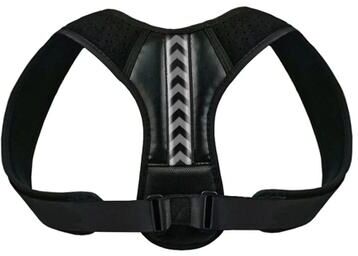 Useful Little Things Adjustable Back Posture Corrector And Spine Reshaping Belt a Black Grey m