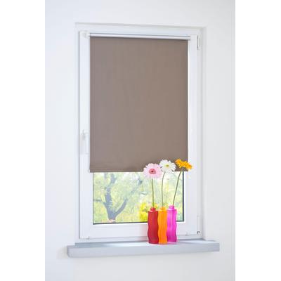 Seitenzugrollo LIEDECO Gr. 6, grau (stone), B:90cm H:150cm, Polyester, Rollos, Seitenzugrollo