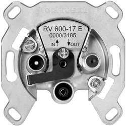 TechniSat Durchgangsdose RV 600-17 E (Antennendose), Antennenkabel