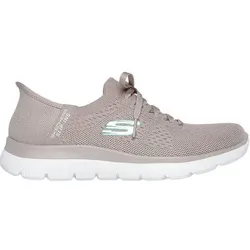 SKECHERS Damen Slipper SUMMITS-NEW DAILY, Größe 43 in Grau Grau
