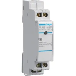 Hager EP400 Elektronischer Fernschalter 1S 230V und 8 bis 24V AC/DC