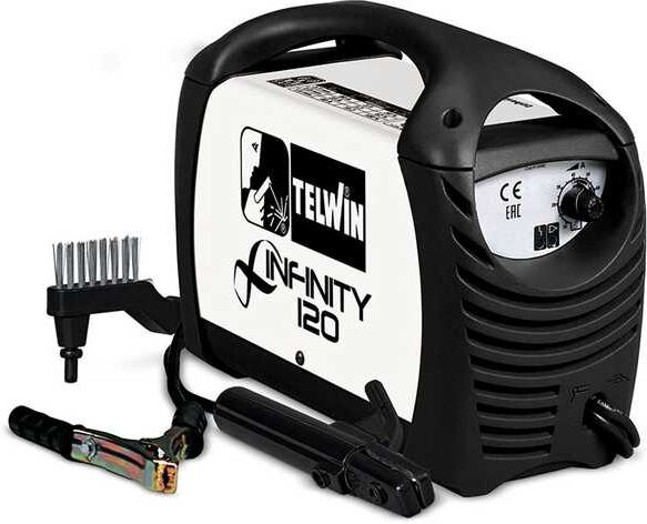Inverter Schweißgerät Elektrode mit Gleichstrom Telwin Infinity 120 - 80 A - mit Kit