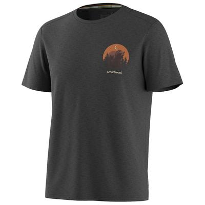Smartwool - Lunar Bear Active Short Sleeve - Merinoshirt Gr L charcoal heather