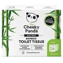 The Cheeky Panda, Toilettenpapier, Toilettenpapier PFTOILT24 3-lagig 200 Blatt (24 Stk.)