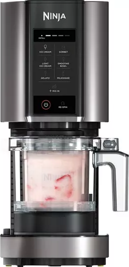 NINJA Creami NC300UK Ice Cream & Frozen Dessert Maker – Black & Silver, New