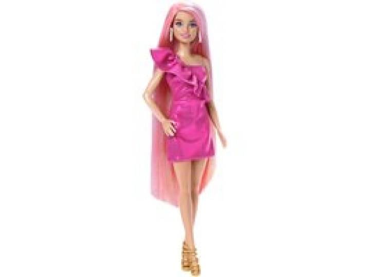 BARBIE Coffret de poupées « Chien et chiots / Jeu de coiffure » (avec tenue de chat)
