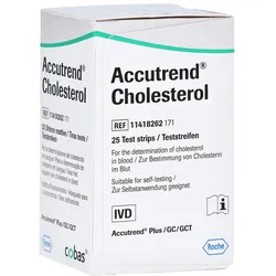 Accutrend Cholesterol Teststreifen 25 St