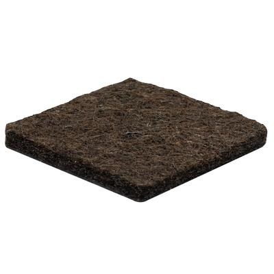 WAGNER Filz Pad 24tlg. - 25 x 25 x 3 mm, selbstklebend, braun, für Filzgleiter, Schutzpads oder zum Basteln - 15172699