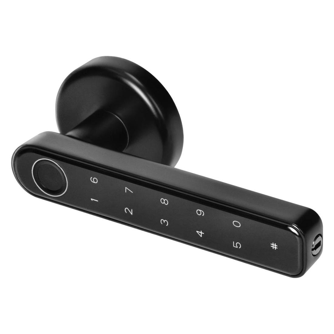 Orno Codegriff mit Touch-Tastatur, Fingerabdruckleser und SMART-Funktion, schwarz (Elektronische Zahlenkombination, Fingerabdruck) (CDL-1/B)
