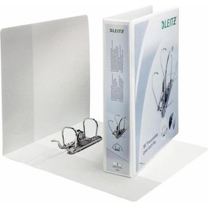Leitz Präsentationsordner 4226-00-01, A4, 6,5cm, aus PP, weiß, 2 Außentaschen