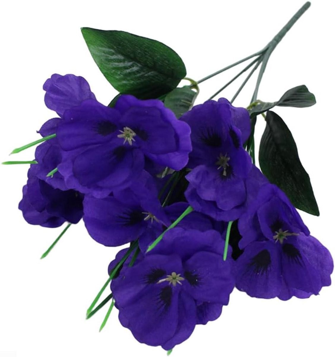 Kunstmatige viooltjes met zijden bloemen voor huisdecoratie, 36 cm