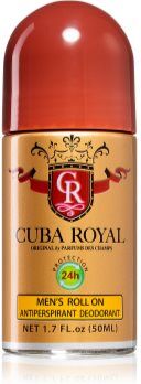 Cuba Royal desodorizante roll-on para homens 50 ml. Royal