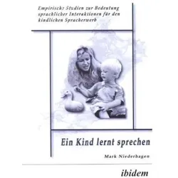 Niederhagen,M.:Ein Kind lernt sprechen, Fachbücher von Mark Niederhagen