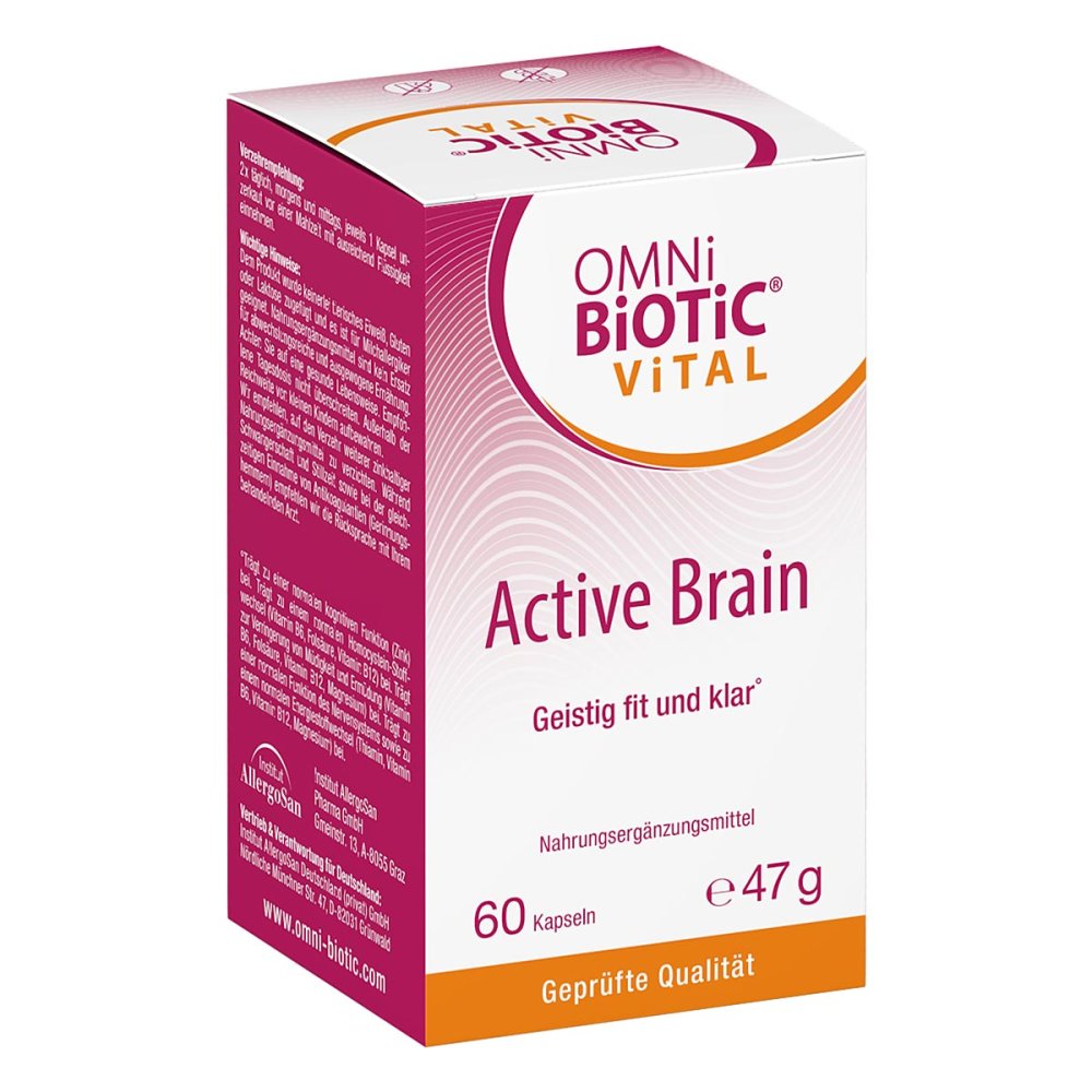 INSTITUT ALLERGOSAN Deutschland (privat) GmbH Omni Biotic Vital Active Brain Kapseln 20412414