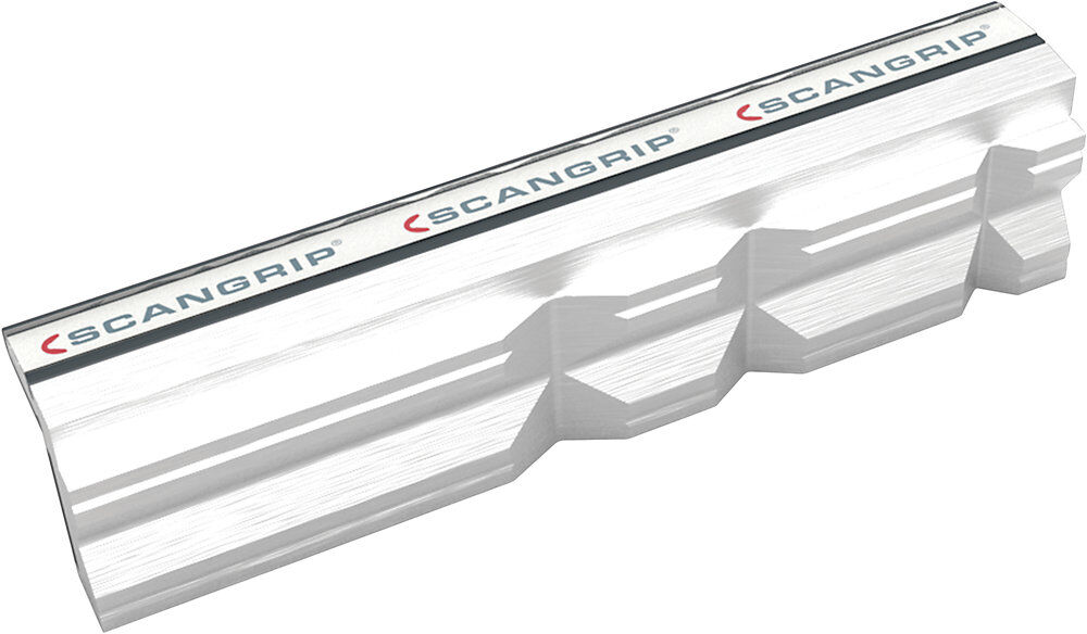 Prismen-Magnet-Schraubstockbacken, Aluminium, 1 Paar, Backenbreite 100 mm SCANGRIP