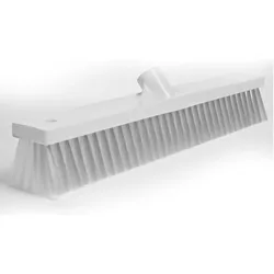 Hygoclean Saalbesen 45cm Kunststoff weiss, Reinigungsutensil, Weiss, Transparent