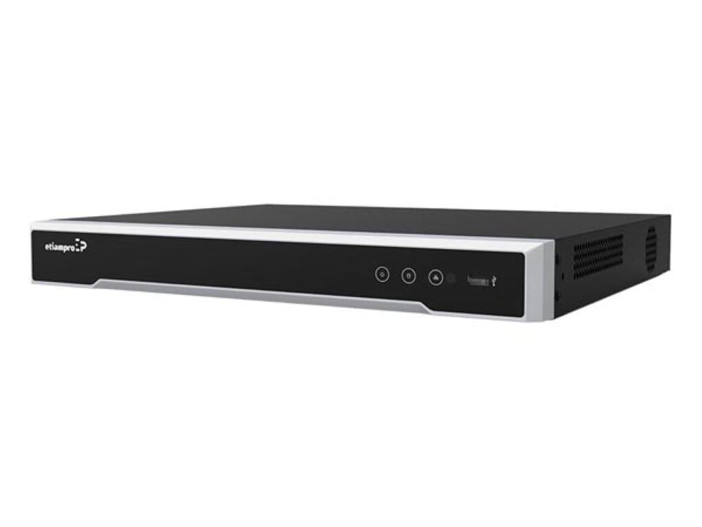 Velleman IP-netwerk videorecorder met 8 kanalen, PoE en 2 x 4K ondersteuning