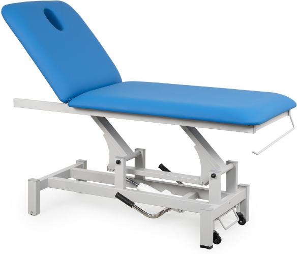 Marquesa hidráulica de duas secções Kinefis Conforto: incorpora abertura facial