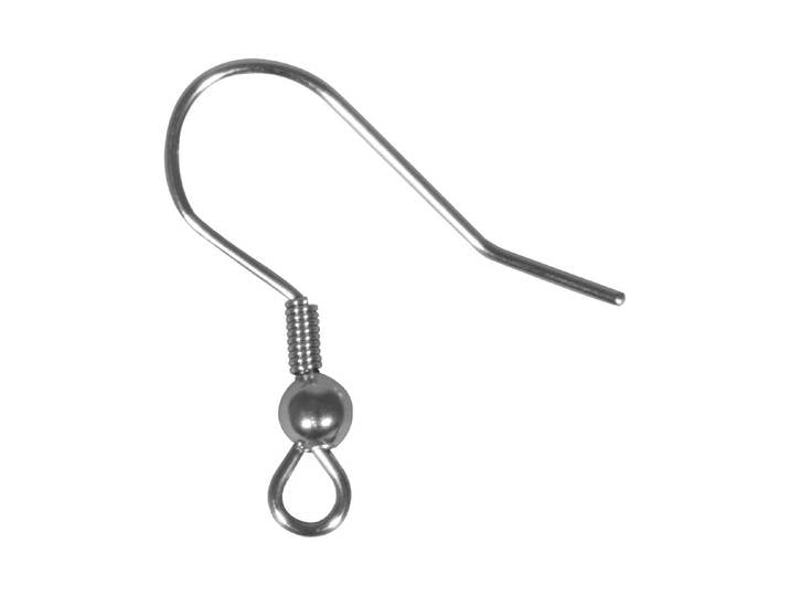 Rayher Edelstahl-Ohrhaken 20 mm 4 Stück