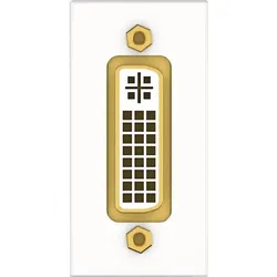 Kindermann 7464000502. Buchsen-Typ: DVI-I, Module Menge (max): 1 Modul(e). Produktfarbe: Weiss, Material: Kunst, Videokabel, Weiss