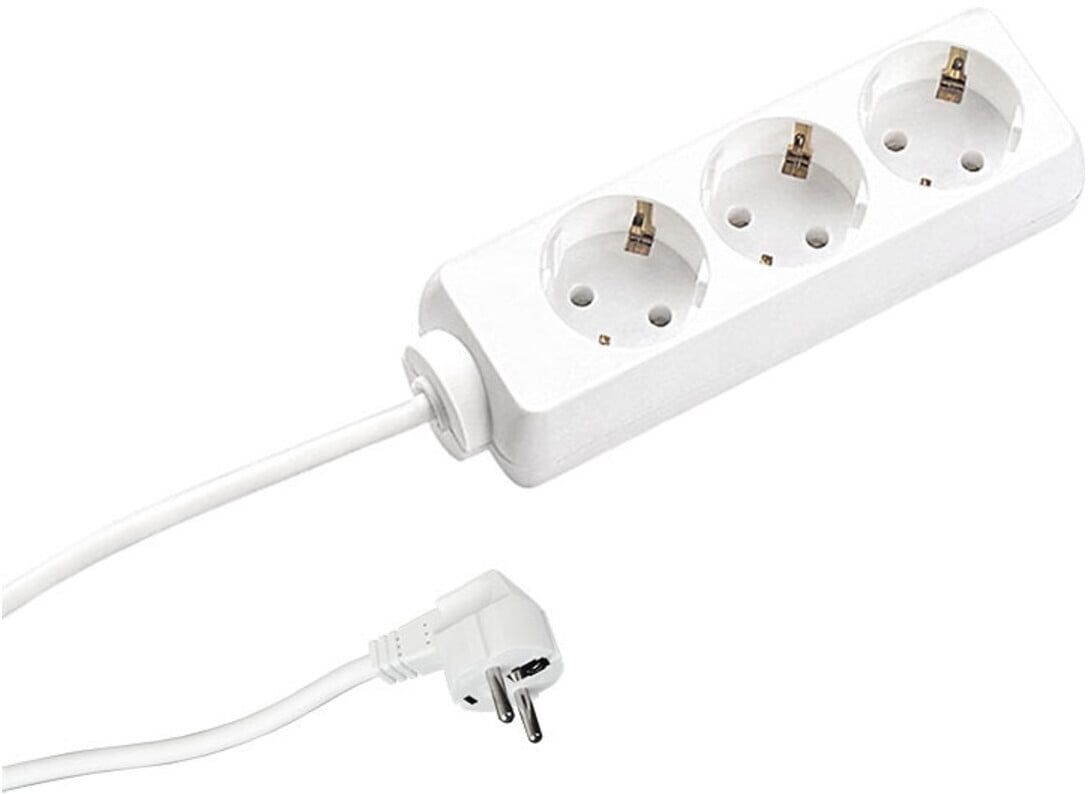 Bachmann Steckdosenleiste 3f. m.Winkelstecker ws 387.270S)