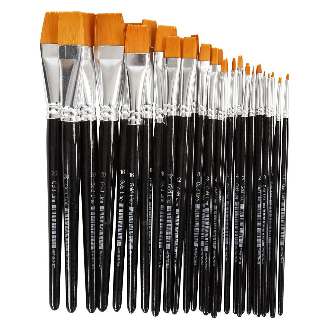Creativ Company Gold Line Brushes (22 mm) (5712854550000)