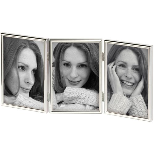 Walther Chloe silber 3x10x15 Portrait Dreifachrahmen WD315S