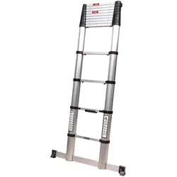 Stier, Leiter + Gerüst, Teleskopleiter Premium+ 3,8 m 13 Sprossen (Teleskopleiter, 380 cm)