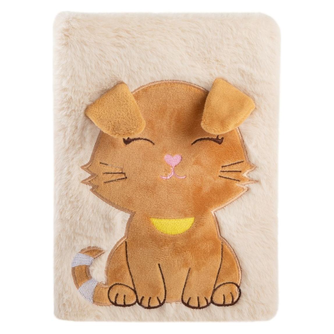 Idena Notizbuch Fluffy Katze liniert 80 Blatt 80g/m² DIN A5 (A5, Liniert) (67230960)