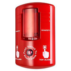 B-Safety Alarmsirene Top-Alarm, für außen, 100 dB, manueller Auslöseknopf, mit Blitzleuchte