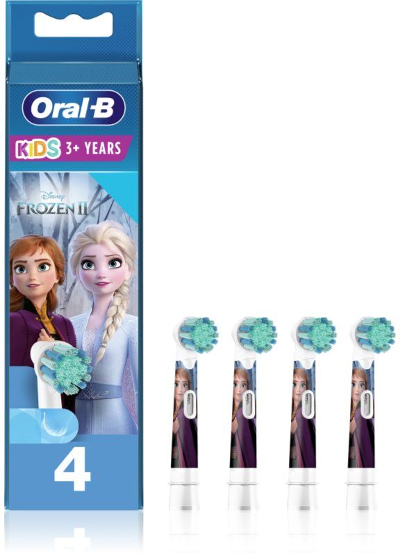 Oral-B PRO Kids 3+ têtes de remplacement pour brosse à dents extra soft pour enfant 4 pcs