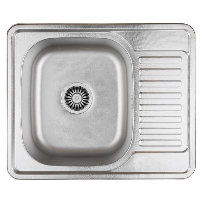 Steiner KEVIN 116 Steinsteel 1 bowl linen sink with siphon without (73241000)
