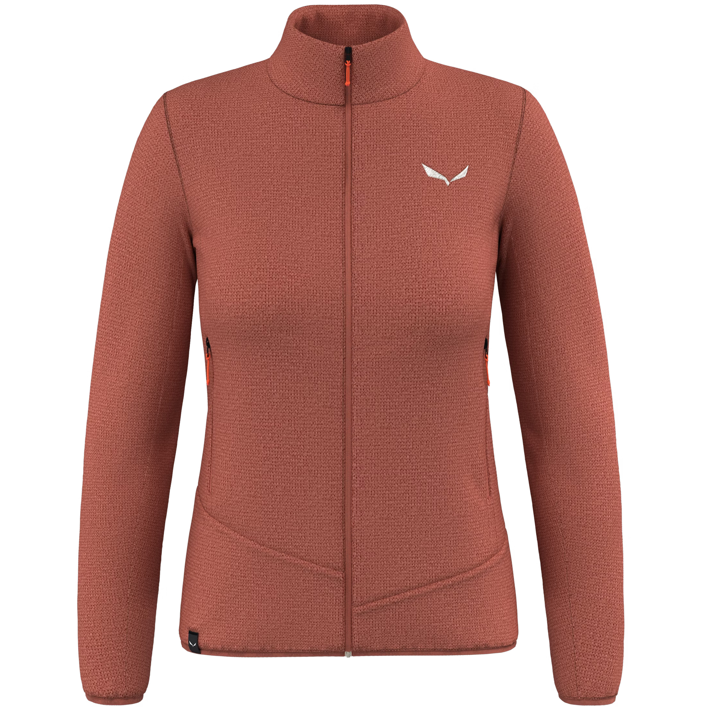 Salewa Puez Rocca PL Damen Fleecejacke rot Größe XS Trekking Atmungsaktiv