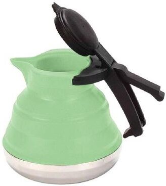Everyday Crate Foldable Silicone Coffee & Tea Teapot Portable, Heat Resistant green