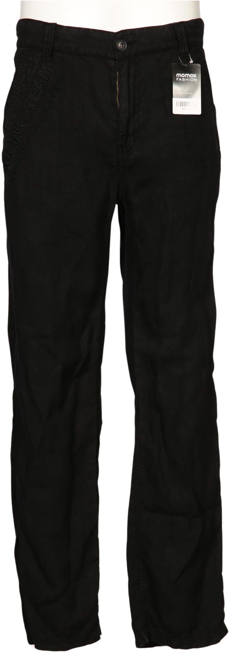 Camp David Herren Stoffhose, Schwarz, Gr. L, Lyocell - Second Hand