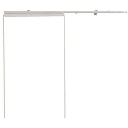 Büscher Sunlines Schiene für Schiebevorhänge, einzeln bis 315 cm grau