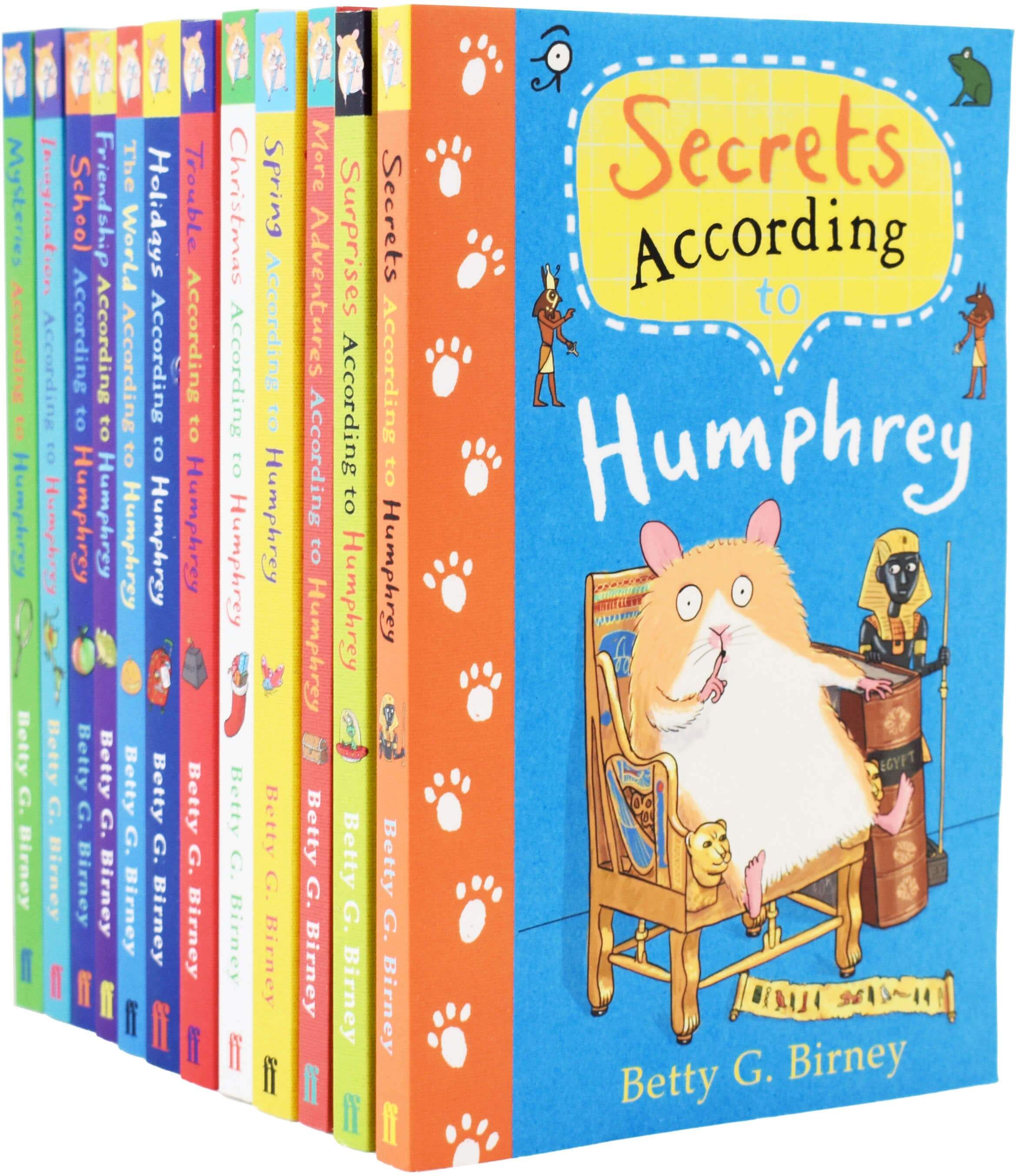 According to Humphrey the Hamster Series by Betty G. Birney 12 Books Collection Set - Ages 7+ - Paperback Faber & Faber