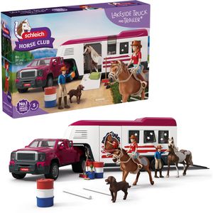 schleich Spielset HORSE CLUB 42705, ab 5 Jahre, Lakeside Truck mit Anhänger, 119 Teile
