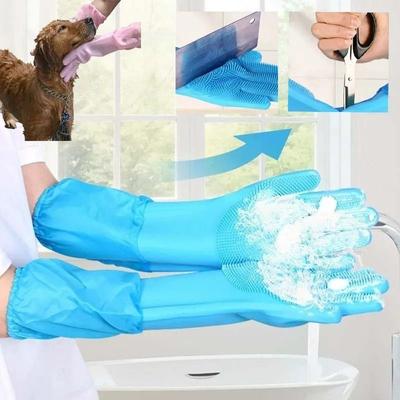Uplift Essentials Extended Reach Grooming Gloves Industrial Grade Silicone Deshedding & Bathing Mitts For High Efficiency Pet Care Extended Reach Grooming Gloves Industrial Grade Silicone Deshedding & Bathing Mitts For High Efficiency Pet Care