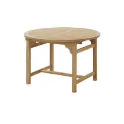 Yorkshire Garten-Ausziehtisch  Cambridge D ¦ holzfarben ¦ Maße (cm): H: 73  Ø: 120.0