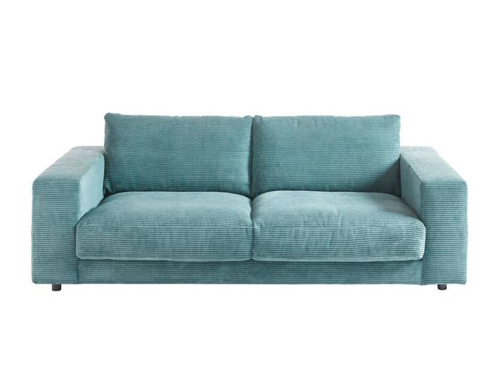 Sofa 2-Sitzer SEVENTIES 230 cm Cord petrol