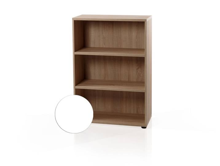 OFFICE ONE Büroregal offen, Material Dekorspanplatte, weiss